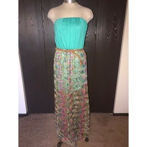Multi color maxi dress